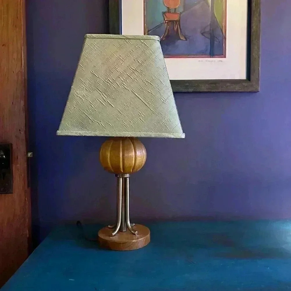 Gracious Home Teal / Aqua Silk Square Lampshade